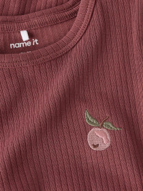 NAME IT Bluse Olika Rose Brown